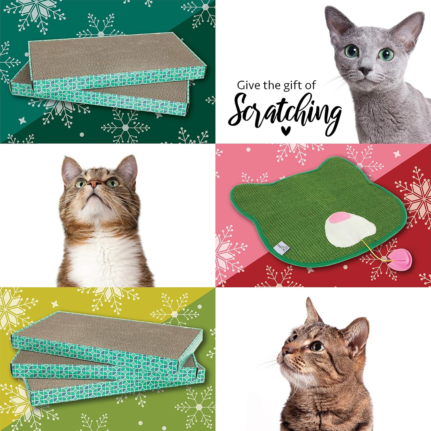 Kitty City XL Wide Corrugate Cat Scratchers 3 Pieces, Cat Scratching, Cat Scratch Pad : Pet Supplies