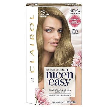 Clairol Nice N Easy Permanent Hair Dye 7c Dark Cool Blonde