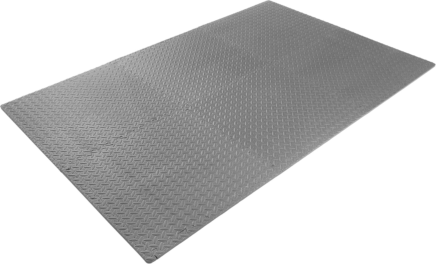 ProsourceFit Extra Thick Puzzle Exercise Mat 1/2", EVA Foam Interlocking Tiles for Protective, Cushioned Workout Flooring for Home and Gym Equipment, Grey : Sports & Outdoors