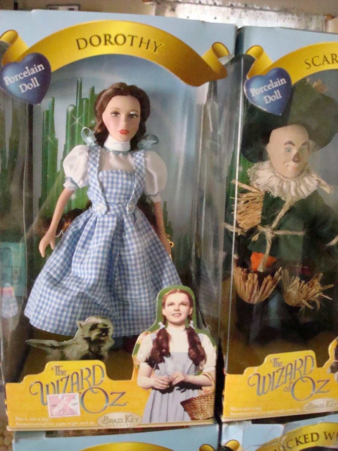 wizard of oz porcelain doll set