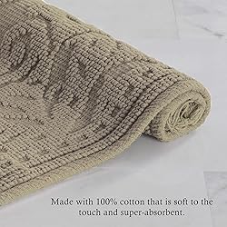 Jean Pierre - Ricardo Bath Mats, Set of 2 Woven