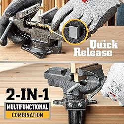 Dual-Purpose Combined Universal Vise 360° Swivel