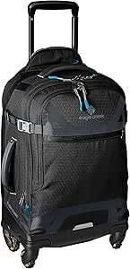 Eagle Creek Gear Warrior Carry Luggage Softside 4-Wheel Rolling Suitcase, Black (Past Season), 22 Inch