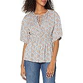Joie Women's Renae Top in Vibrant Red Multi