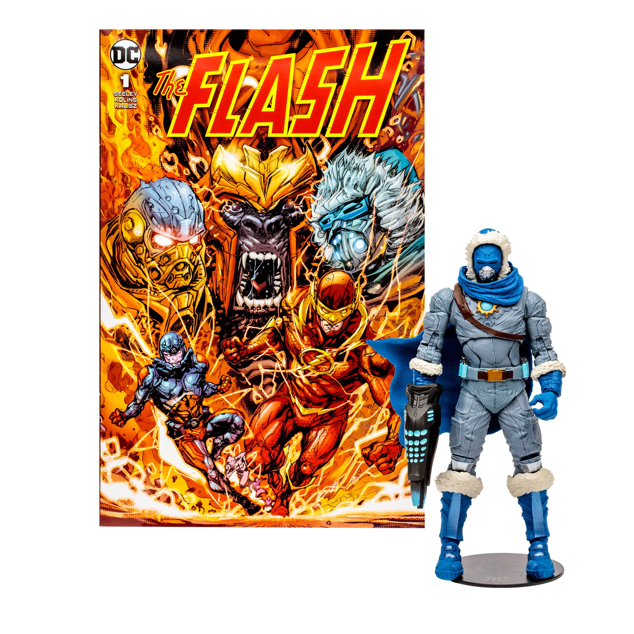DC Direct Action Figure Captain Cold Variant  Gold Label   The Flash 18 Cm
