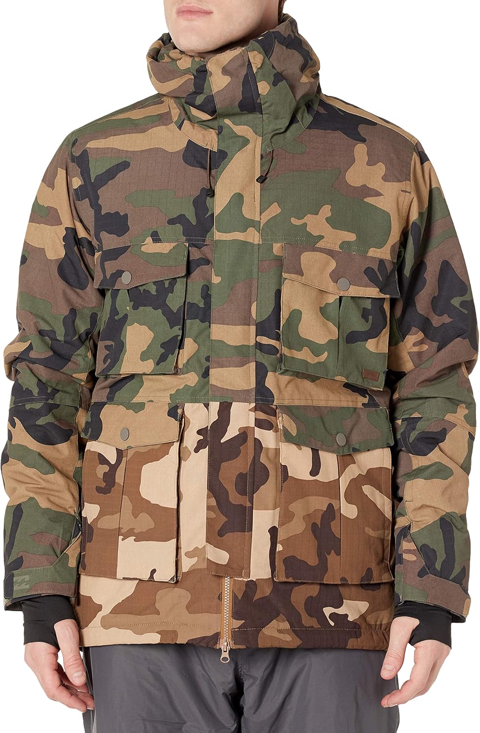 Billabong mens Adversary Insulated Snow Jacket: Clothing