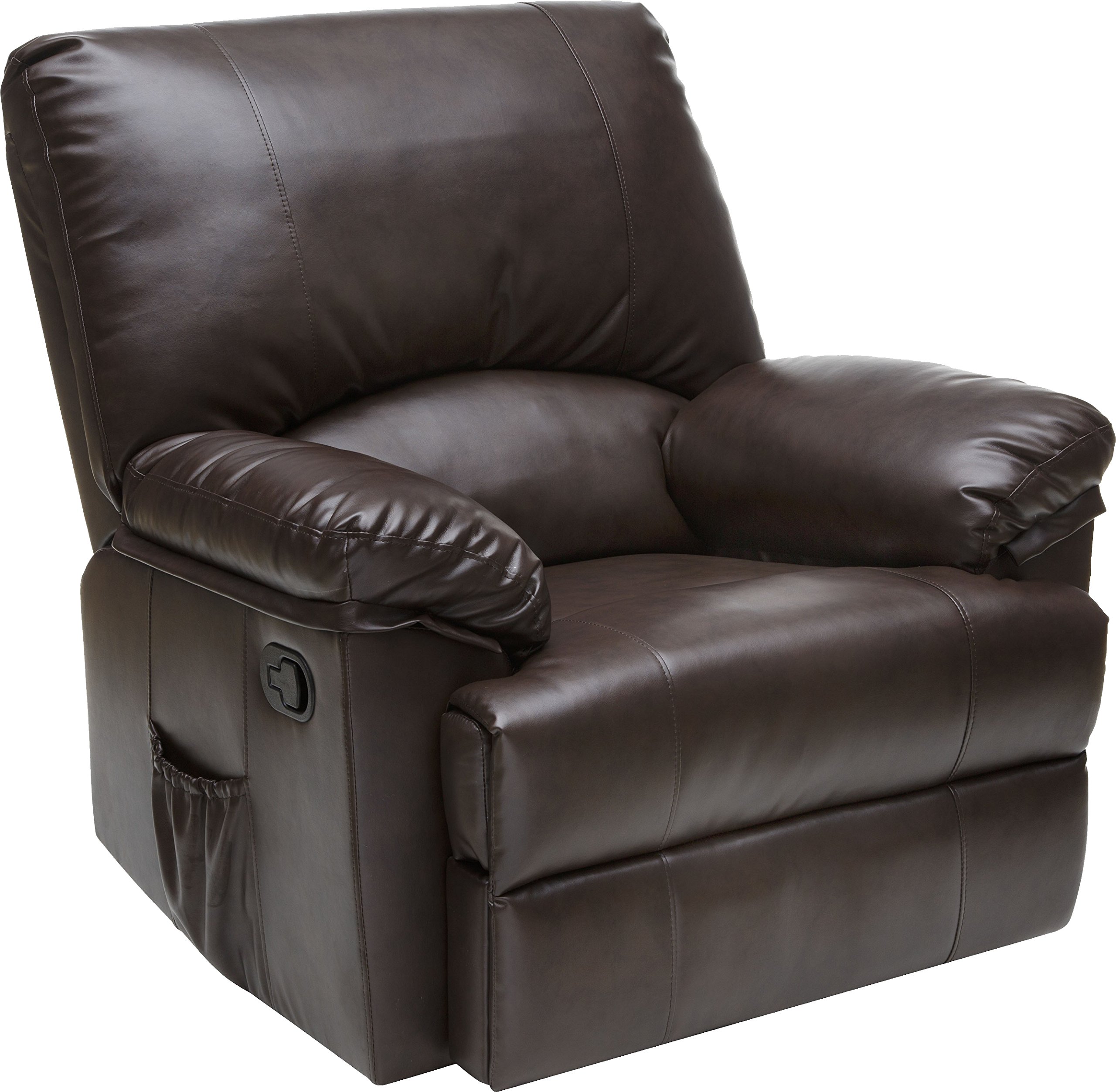 Large Recliner Chair Big Tall Leather Best Vibrating Heating Armchair