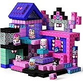 GobiDex 100PCS Magnetic Blocks for Girls, Build MagWonder with Magnet Building Toys Set, Princess Sensory Gift for Boys Girls Birthday (1 inch)