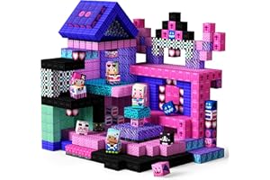 GobiDex 100PCS Magnetic Blocks for Girls, Build MagWonder with Magnet Building Toys Set, Princess Sensory Gift for Boys Girls Birthday (1 inch)