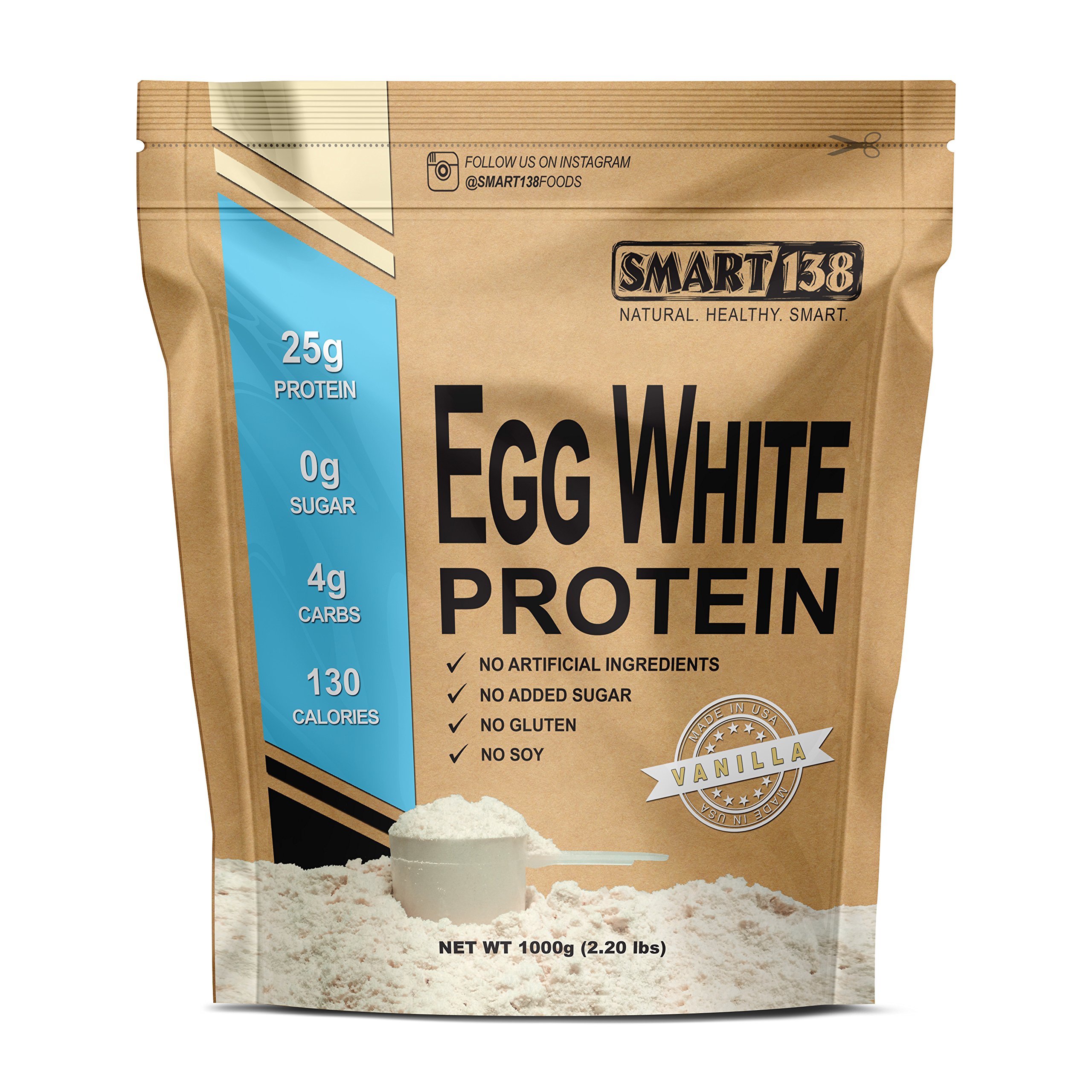Pure Egg White Protein Powder, NonGMO, GlutenFree, Soy