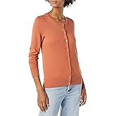 Amazon Essentials Women's Lightweight Crewneck Cardigan Sweater (Available in Plus Size)