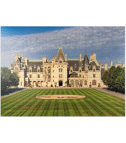 Asheville North Carolina Vintage Poster Jigsaw Puzzle - 1000-Piece Premium Puzzle For Adults