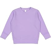 RABBIT SKINS Toddler Sweatshirt &ndash; Unisex Crewneck Pullover, Cozy Fleece, Long Sleeve, Soft &amp; Warm, True to Size (Style 3317)