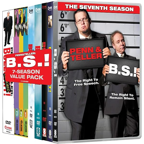 Amazon.com: Penn & Teller: Bullshit!: Eight Season Pack