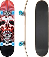 Xootz Kids Skateboard 31 inch Maple Deck Double Kick Boys Girls Designs