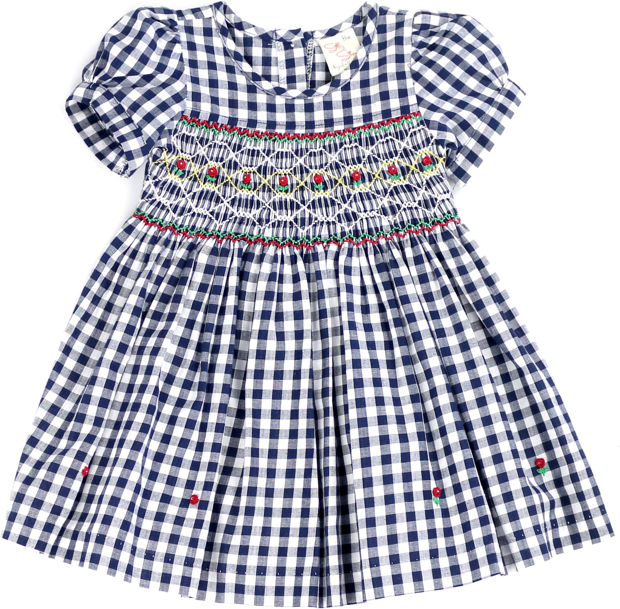 sissymini - Infant and Toddlers (9-12M - 4T) Hand Smocked Dress | Remy Redmond's Plaid
