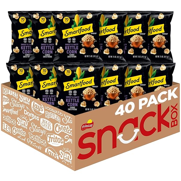 SMARTFOOD POPCORN, SWEET & SALTY KETTLE CORN, 0.5...