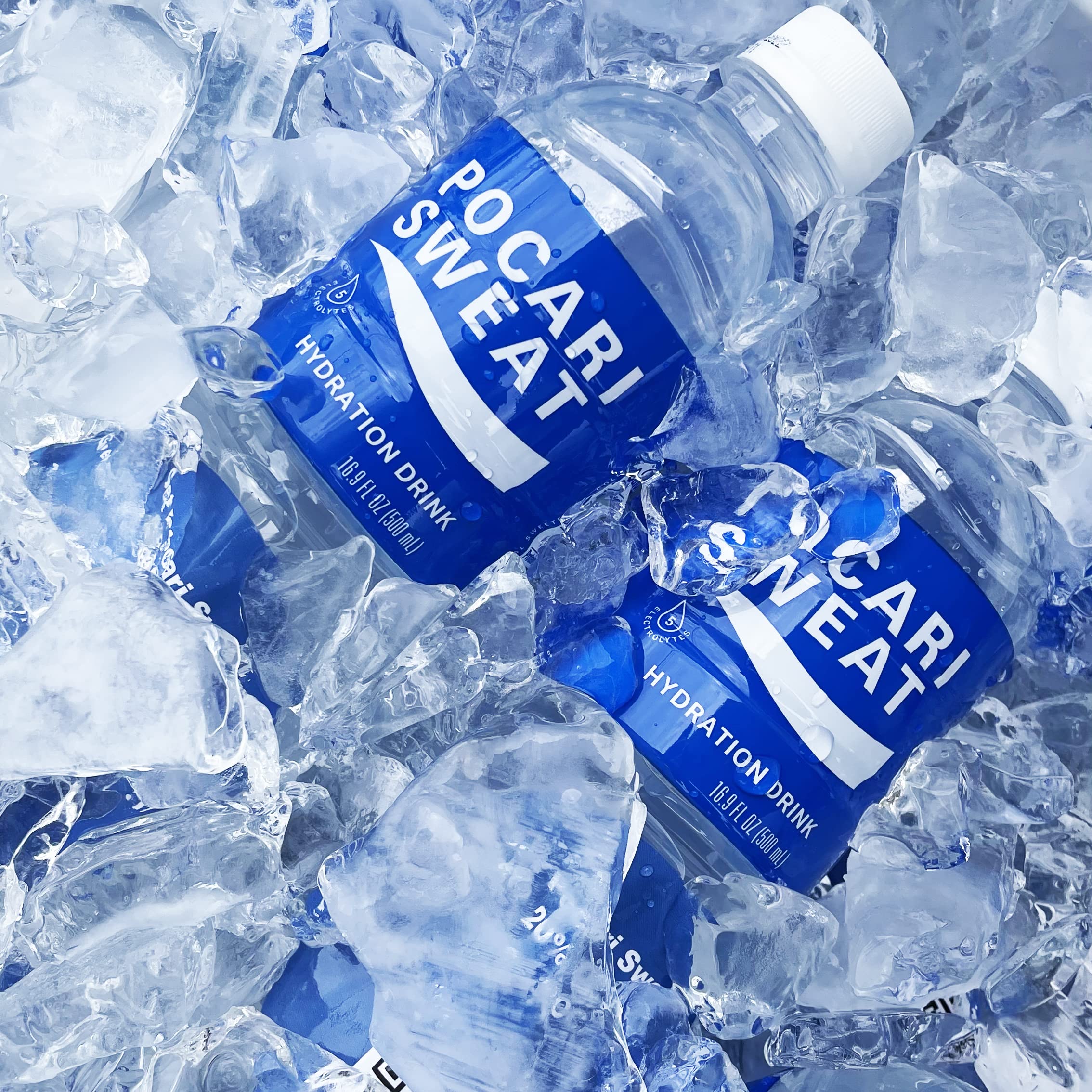 Pukari Mua Pocari Sweat Electrolyte Drink, 24 Pack of 16.9 fl oz Bottles ...