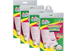 Izzy 'n' Dizzy Hanukkah Art Kit - 4 Pack - Includes 8" x 6" Board and 3 Markers (Non-Toxic) - Chanukah Arts and Crafts - Gifts and Games