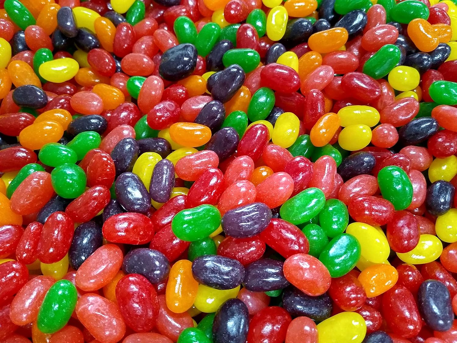 Jumbo Assorted Jelly Beans - 2 lbs of Fresh Delicious Extra Large Strawberry Cherry Lemon Lime Grape Orange Jelly Beans : Grocery & Gourmet Food