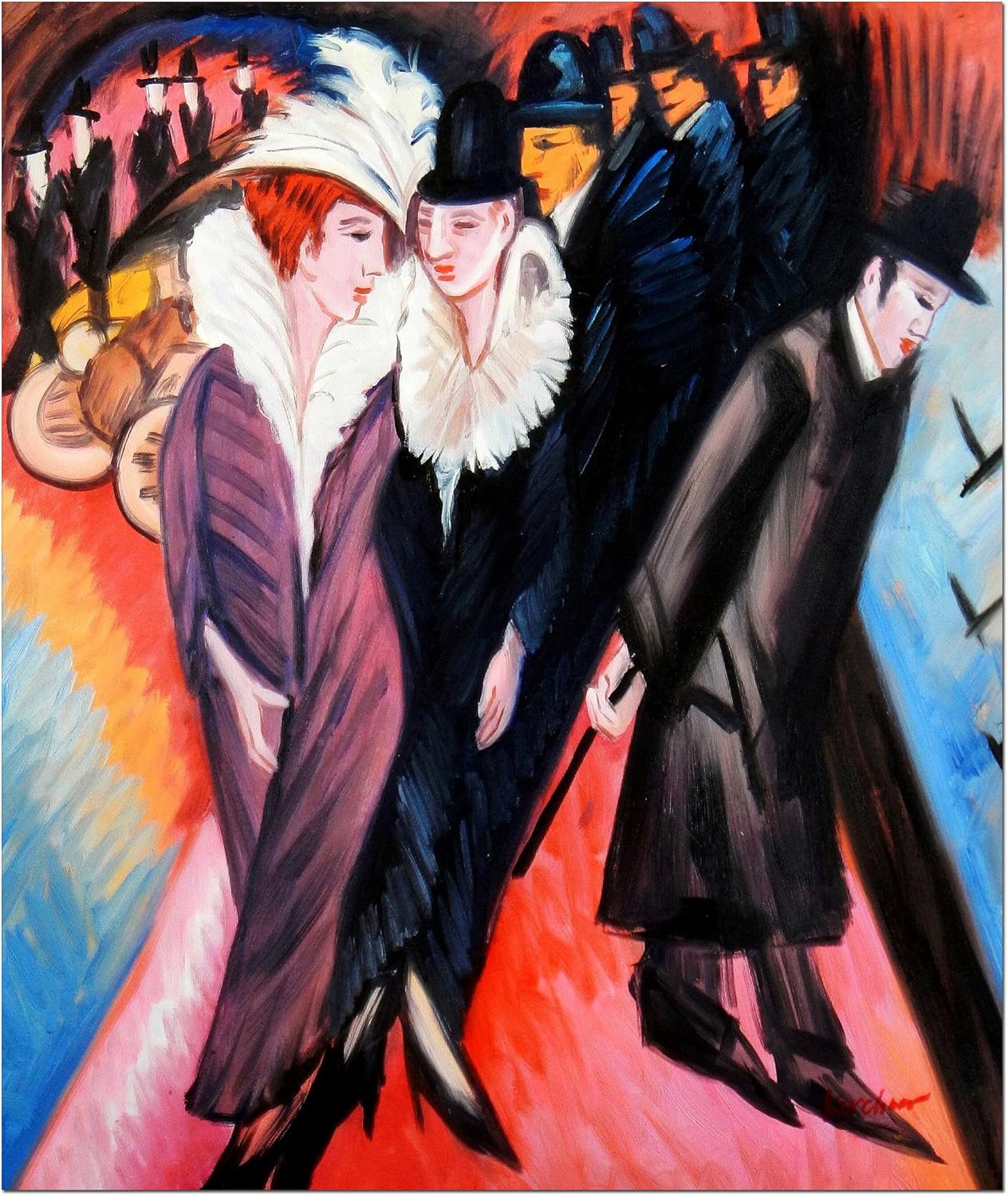 эрнст кирхнер картины. эрнст людвиг кирхнер. карл шмидт-ротлуф.