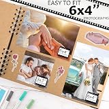 Bstorify Large Scrapbook Photo Album 80 Pages 28 x 20 cm with 174 Accessories view 5