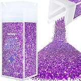 Hemway Glitter Shaker Purple 130g Fine Craft Glitter for Resin Epoxy