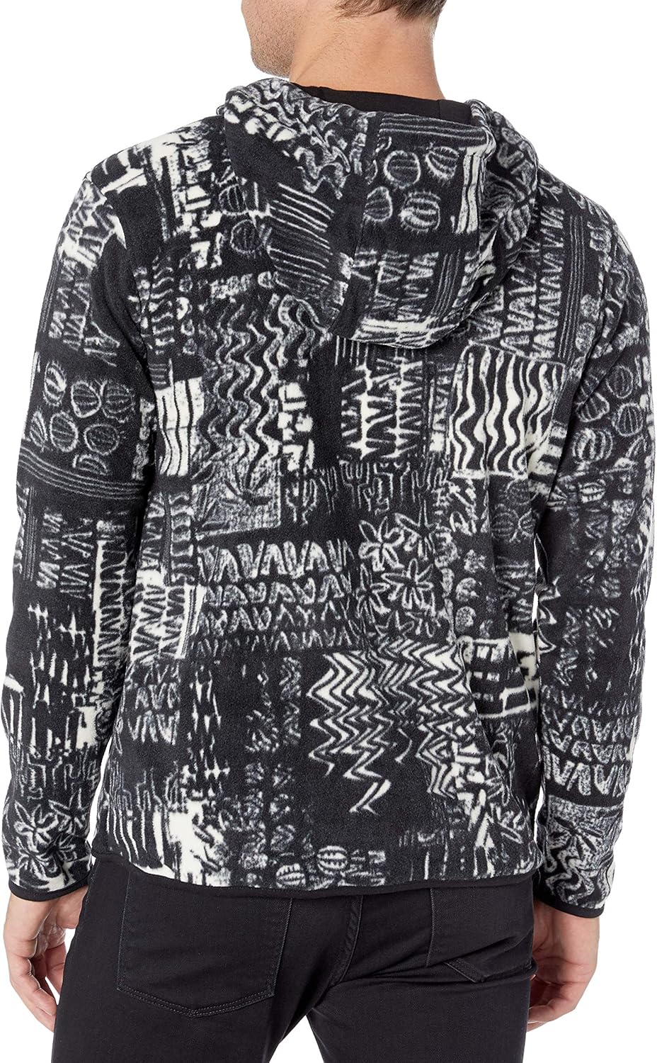 RVCA mens Mundy Polar Fleece Jacket: Clothing