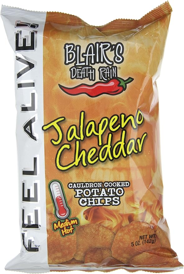 Blair's Death Rain Cheddar Chips, 2er Pack Amazon.de Elektronik