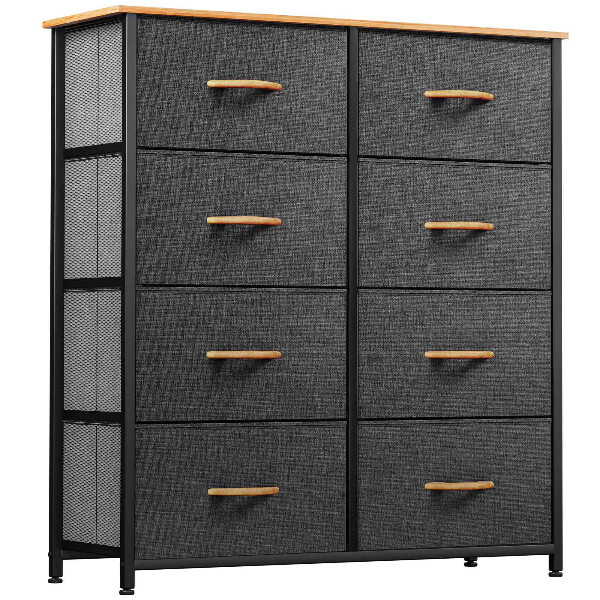 YITAHOME Dresser with 8 Drawers - Fabric Storage Tower, Organizer Unit for Bedroom, Living Room, Hallway, Closets - Sturdy Steel Frame, Wooden Top & Easy Pull Fabric Bins Image YITAHOME Dresser with 8 Drawers - Fabric Storage Tower, Organizer Unit for Bedroom, Living Room, Hallway, Closets - Sturdy Steel Frame, Wooden Top & Easy Pull Fabric Bins Image
