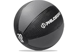 Philosophy Gym Medicine Ball - Weighted Fitness Non-Slip Ball