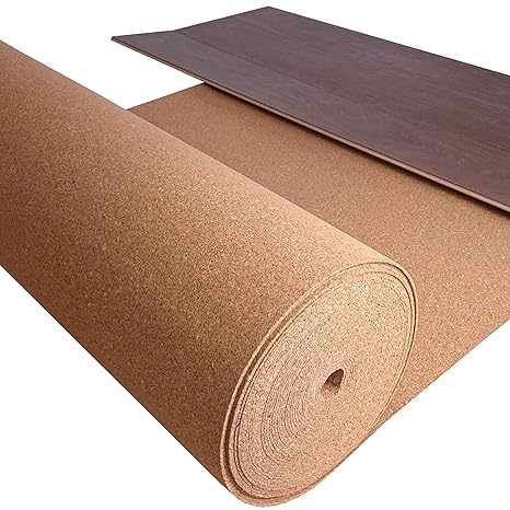 10 m² Trittschalldämmung TRECOR Rollenkork / Trittschallkork - Stärke 2 mm - Dichte: 200 kg/m³ - 10 m² Rolle - DAS ORIGINAL -