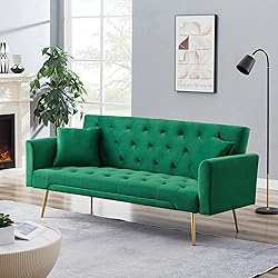 ERYE Upholstered Futon Daybed Loveseat Sofa