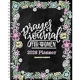 Prayer Journal for Women 12-Month 2026 Monthly/Weekly Planner Calendar