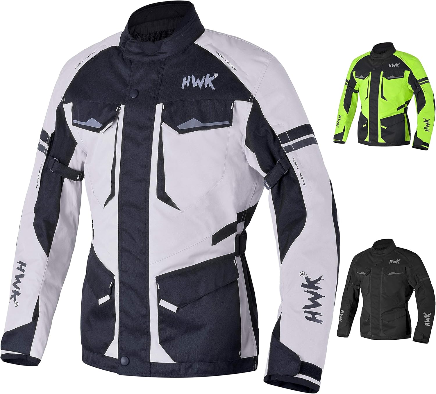 Adventure/Touring Motorcycle Jacket For Men Textile Motorbike CE