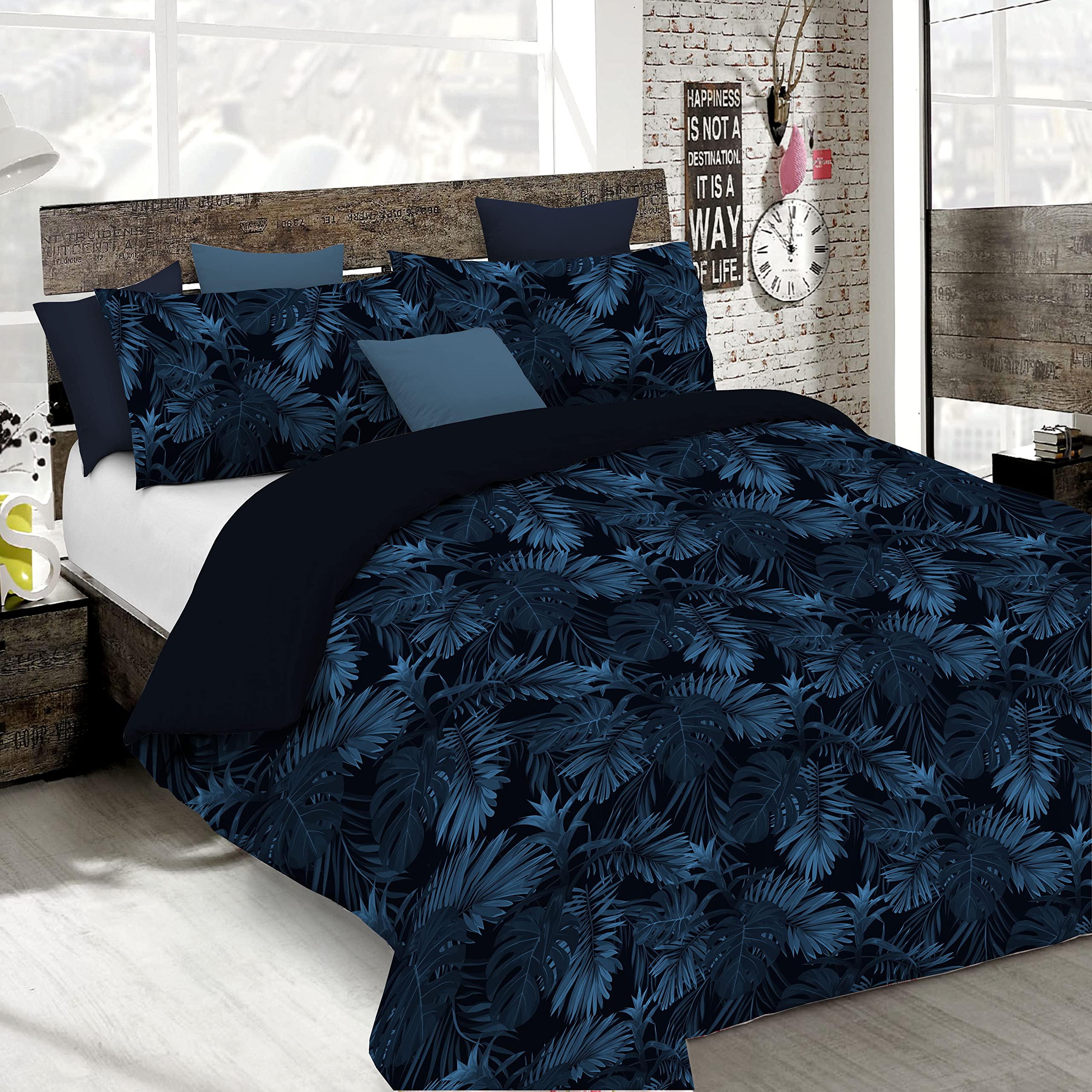 Italian Bed Linen Duvet Cover Fashion, Banshee, Small Double