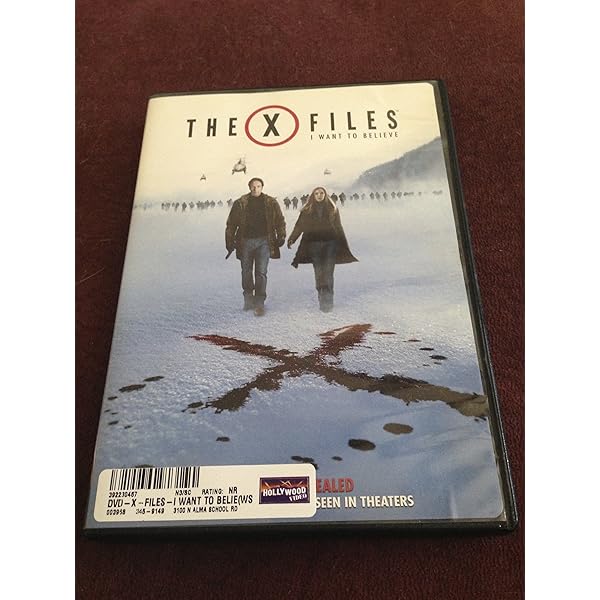 The X-Files: I Want To Believe, 2008: 0024543543534: Amazon