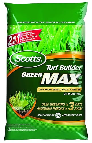 Scotts Turf Builder Green Max Lawn Food, 5.7kg (350 sq Meters / 3,767 sq feet Coverage) | Promotes Fast, deep Greening in 3 Days