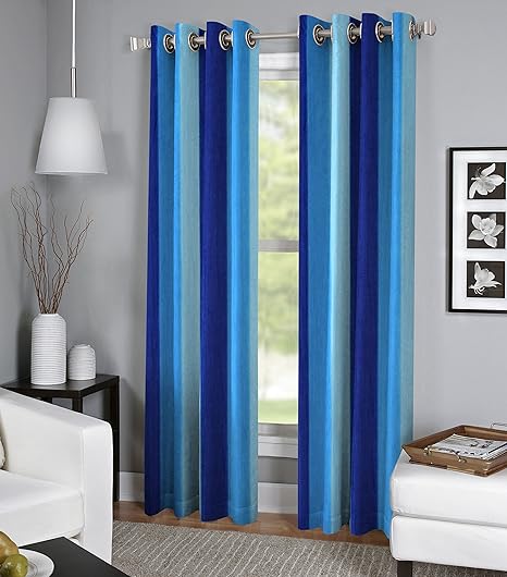 Buy Nonstop Shop Luxury 4 Piece Solid Plain Lining Long Crush Blue