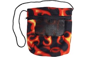 SUNCOAST SUGAR GLIDERS Bonding Carry Pouch for Sugar Gliders and Other Small Pets (Hot Rod Flames)