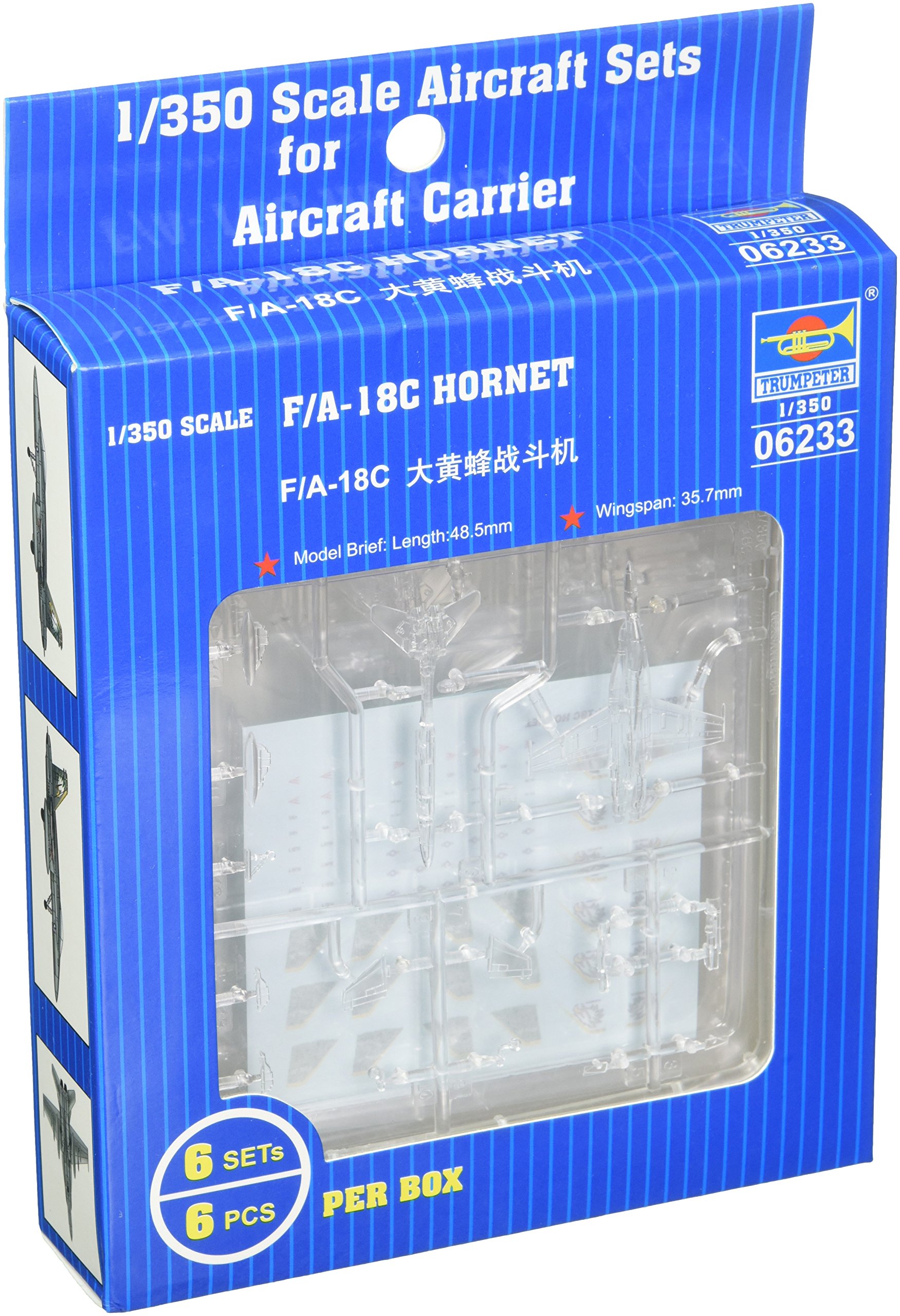 Trumpeter 1: 350 - Mcdonnell Douglas F/A-18C Hornet (6 pcs)