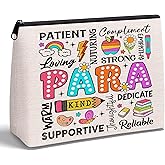 KAIOUS Paraprofessional Gifts for Women — Paraprofessional Makeup Bag Cosmetic Bag Makeup Zipper Pouch