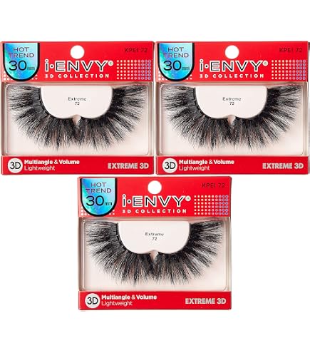 Amazon.com: i-ENVY Extreme 3D Collection False Eyelashes Multi
