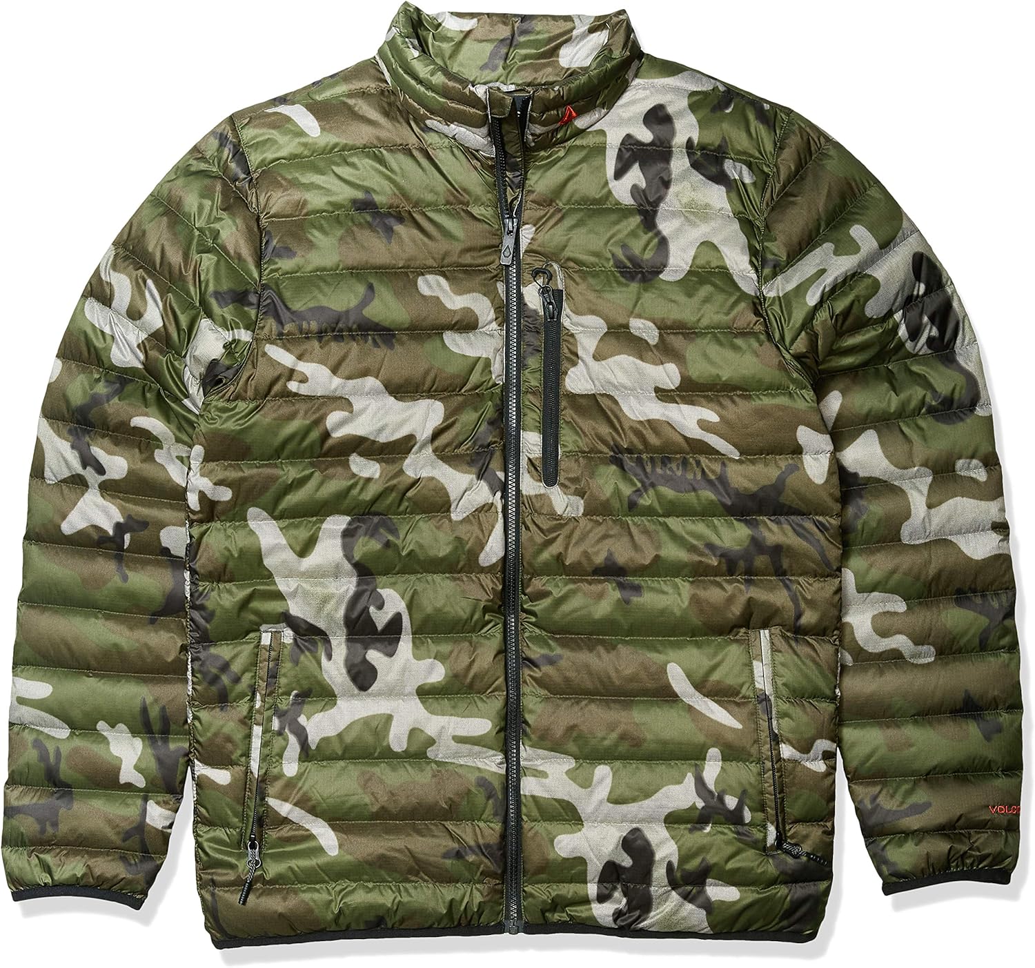 Volcom mens Puff Puff Give Bubble Goose Nylon Full Down Snow Jacket: Clothing