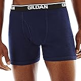 Gildan Platinum Men's Short Leg Boxer Briefs, Navy