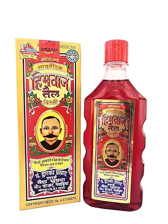 New Pack Original Ayurvedic Himtaj Therapeutic Herbal Hair Oil - 200ml (Pack of 3)