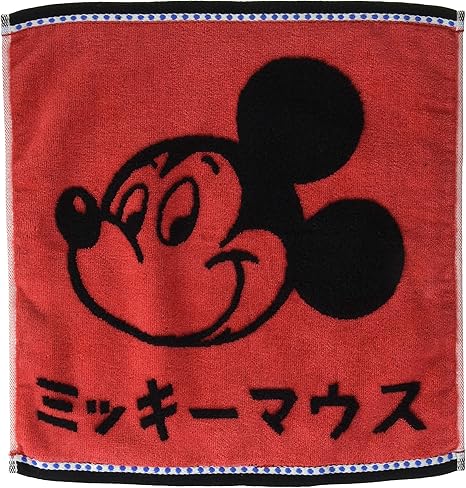 Amazon Co Jp 丸眞 ハンドタオル ディズニー 34 36cm カタカナ ミッキー ホーム キッチン