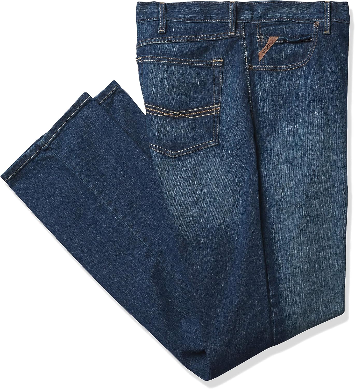 fitted straight leg jeans