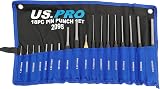 US PRO 18pc Pin Punch Set With Automotive Centre Punch 2095 view 2