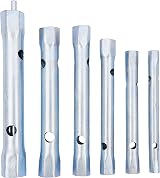 Amtech K1150 6 Piece Tubular Box Spanner Set with Tommy Bar view 5